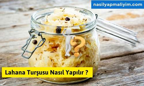 Lahana Turşusu Nasıl Yapılır ? Detayli Anlatım