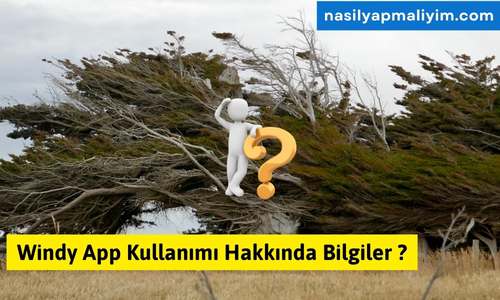 Windy App Kullanımı Hakkında Bilgiler?