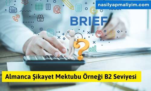 Almanca Şikayet Mektubu Örneği B2 Seviyesi – Adım Adım Yazım Rehberi