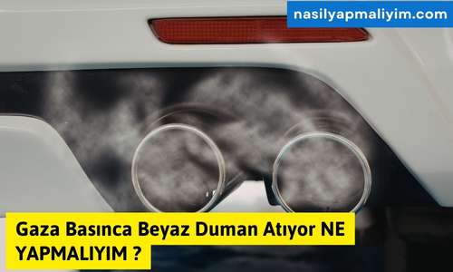 Gaza Basınca Beyaz Duman Atıyor Ne Yapmalıyım ?